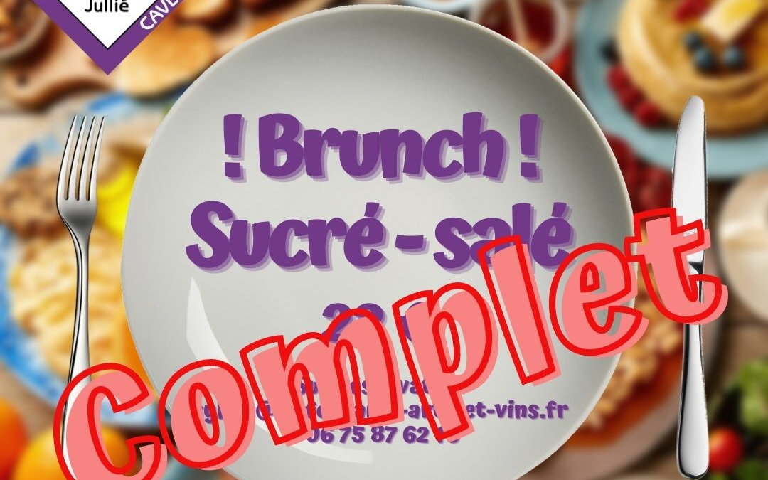 Dimanche 27 nov de 10h à 15h : Brunch !