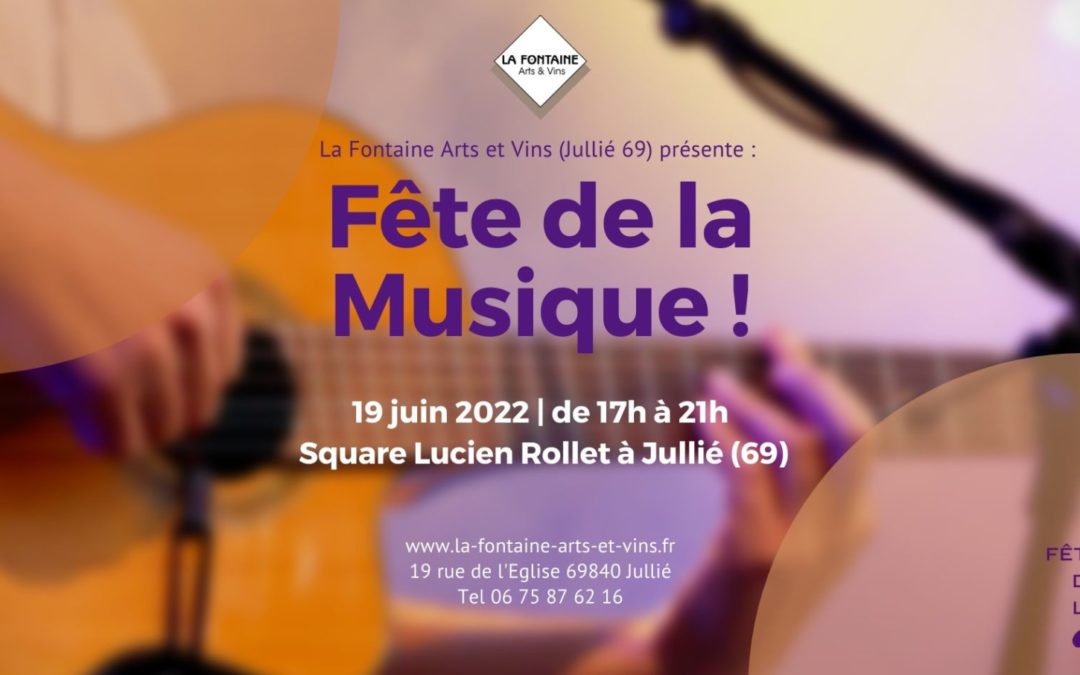 Dimanche 19 juin : Fête de la Musique !