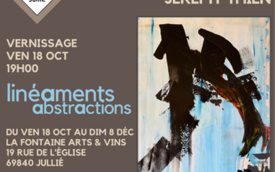 Du ven 18 oct au dim 8 déc : exposition J. Thien « linéaments – abstractions »